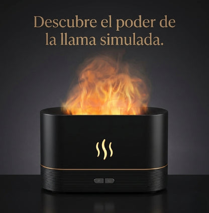 Humidificador chimenea Llama LED
